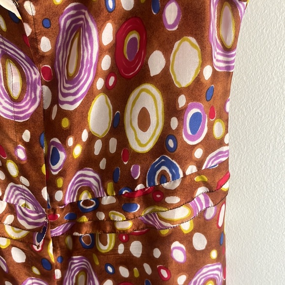 Alberta Ferretti Italian vintage 100% silk maxi dress - Picture 2 of 11